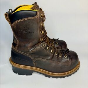 Carolina Men's 8" Waterproof Composite Broad Toe Work Boots Size 8.5 D